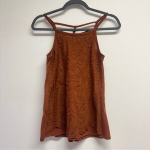 Rewind Women’s Burnt Orange Tank Size  XS